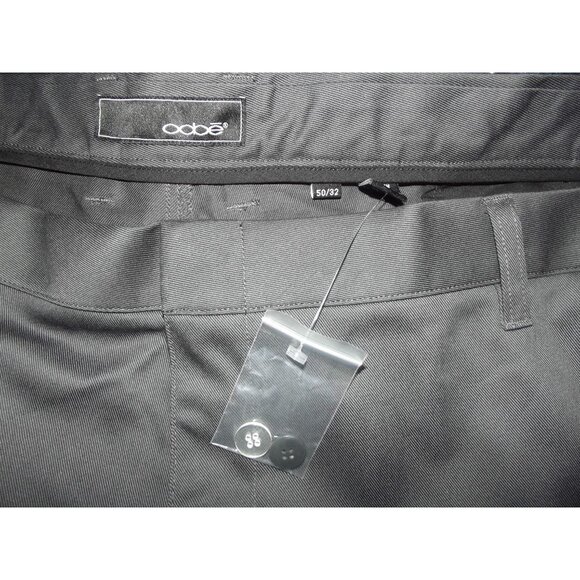 oobe Mens Pants 50 x 32 Gray Cargo Flat Front cotton polyester Classic - Picture 3 of 9